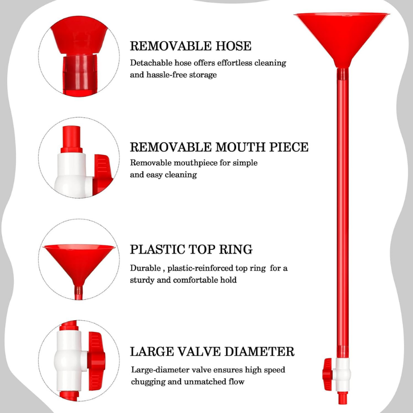Dual Beer Bong Funnels – Party Faster, Drink Harder