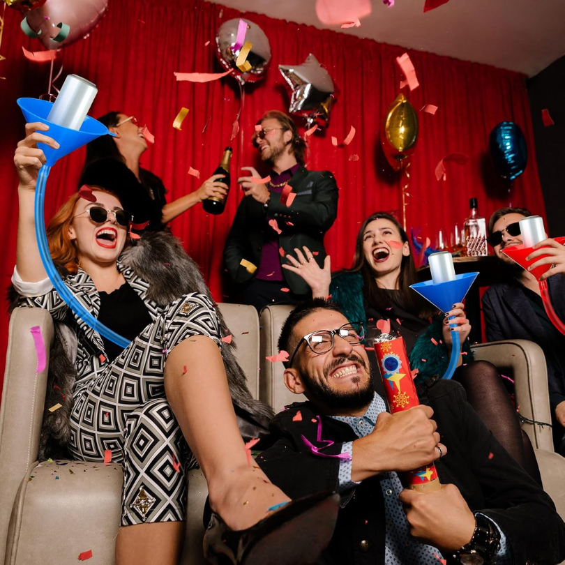 Dual Beer Bong Funnels – Party Faster, Drink Harder